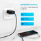 Ugreen 50123 - USB-C naar USB-C-kabel - 90 graden L-ontwerp - Zilver Zwart