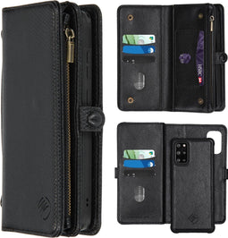 iMoshion Hoesje Geschikt voor Samsung Galaxy S20 Plus Hoesje Met Pasjeshouder - iMoshion 2-in-1 Wallet Bookcase design - Zwart / Snake