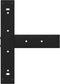 vidaXL - Eettafelpoten - 2 - st - T-vormig - 50x35x(72-73) - cm - staal - zwart