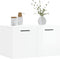 vidaXL - Wandkast - 60x36,5x35 - cm - bewerkt - hout - hoogglans - wit