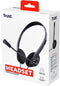 Trust 24659 - Headset - Bedraad - Stereo - Zwart