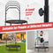 Coast Fitness Trampoline - Opvouwbare Mini Trampoline - Verstelbare Handgreep Ø101 cm Rood