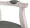 vidaXL - Eetkamerstoelen - 2 - st - 62x59,5x100,5 - cm - stof - donkergrijs