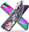 iMoshion Hoesje Geschikt voor Samsung Galaxy A40 Hoesje Siliconen - iMoshion Design hoesje - Groen / Roze / Tropical Jungle