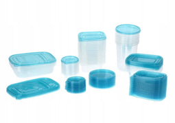 Koopman Opbergcontainers - Set van 50 stuks - Voedselveilig polypropyleen - Blauw (50 stuks)