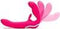 Happy Rabbit - Strapless Strap-On Rabbit Vibe Roze