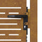 vidaXL - Poort - 105x155 - cm - vierkant - cortenstaal