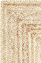 Nora - Handgeweven jute tapijt - Gevlochten deurmat 110 x 60 cm - Natuurlijk beige