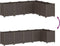 vidaXL - Plantenbak - 160x120x53 - cm - polypropeen - bruin