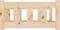 vidaXL - Hondenmand - 75,5x55,5x28 - cm - massief - grenenhout