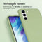 iMoshion Hoesje Geschikt voor Samsung Galaxy S21 FE Hoesje Met Koord - iMoshion Color Backcover met afneembaar koord - Groen