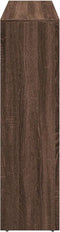 vidaXL - Kamerscherm - / - boekenkast - 137,5x29x103,5 - cm - hout - bruin - eiken