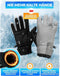 MIVELO Winter Handschoenen - Winddicht - Waterdicht - Touchscreen - 3M Isolatie - Antislip - Grijs