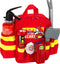Klein Toys brandweerrugzak - 28x25x8,5 cm - incl. accessoires en verstelbare riemen - rood geel