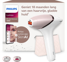 Philips Lumea BRI950/02 - IPL Ontharingsapparaat - SkinAI - Draadloos - Roze