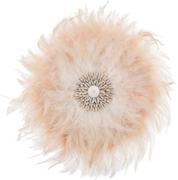 Beliani JUJU - Wanddecoratie - Oranje - Veren