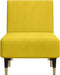 vidaXL - Chaise - longue - fluweel - geel