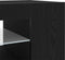 vidaXL - TV-meubel - met - LED-verlichting - - - Zwart - Eiken - - - 90x39x30 - cm - - - Geengineerd - Hout