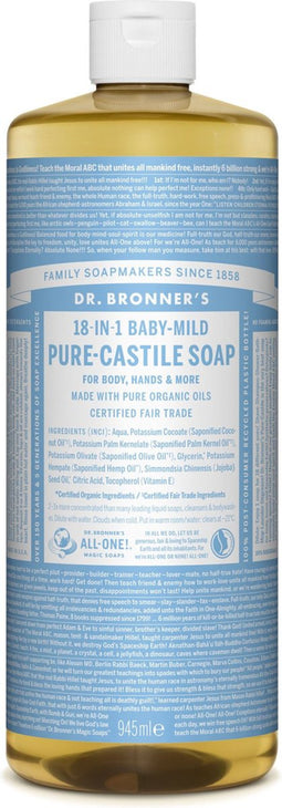 Dr. Bonner's - Vloeibare Zeep Baby Mild