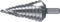 RUKO 101060E - Getrapte boor 6 - 37 mm HSSE-Co 5 - Diepgeslepen en spiraalvormige spaangroef (1 stuk)