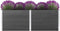 vidaXL - Plantenbak - verhoogd - 250x50x91 - cm - HKC - grijs