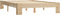vidaXL - Bedframe - massief - grenenhout - 120x200 - cm