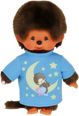 Monchhichi Glow in the dark jongen - 20 cm