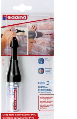 Edding spray marker extra diepe gaten van 45 tot 100mm zwart (ED066527)