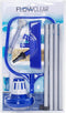 Bestway Flowclear - Onderhoudsset - 4-delige steel en chemische vlotter - Blauw