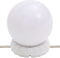 vidaXL - Wandspiegel - met - LED's - ovaal - 15x40 - cm - glas