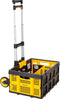 STANLEY FT501/FT505 - Opvouwbare Steekwagen & Vouwkrat - Max. belastbaarheid 70kg/25kg - Zwart/Geel