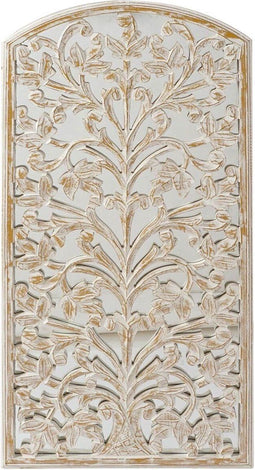 Wanddecoratie DKD Home Decor 45 x 2 x 89 cm Verouderde afwerking Wit Romantiek