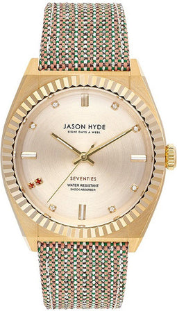 Jason Hyde Ruby-Eight Duurzaam Dameshorloge Quartz 36mm