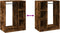 vidaXL - Kledingkast - 77x48x102 - cm - bewerkt - hout - gerookt - eikenkleurig