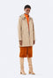 Rains Mac Coat 1512 - Unisex Regenjack - Licht gewatteerd - Beige