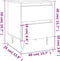 vidaXL - Nachtkastjes - 2 - st - 40x35x50 - cm - sonoma - eikenkleurig