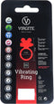 Vibrerende cockring waterdicht met clitoris stimulator - blauw