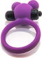 Vibrerende cockring waterdicht met clitoris stimulator - paars