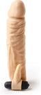 Vibrerende penis sleeve die echt aanvoelt - 20 cm - beige