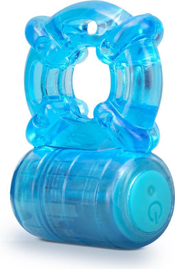 Vibrerende penisring Stay Hard - - Blauw