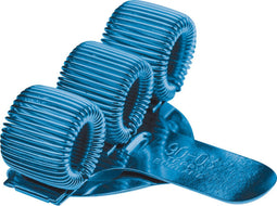 Terry Clip voor 3 pennen e - potloden blauw