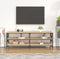 vidaXL - Tv-meubel - 140x40x50 - cm - bewerkt - hout - sonoma - eikenkleurig