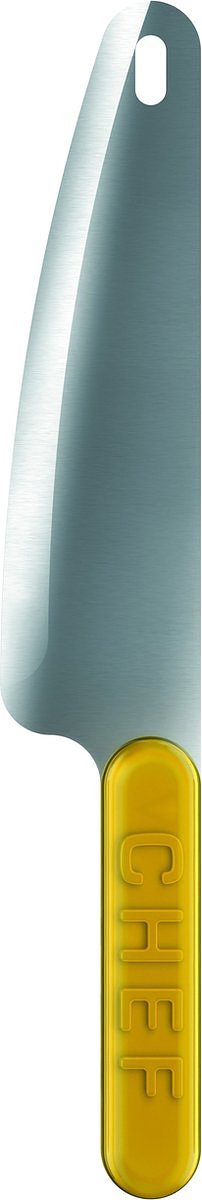 Vice Versa Pointless Chef's mes - 19 cm - Geel