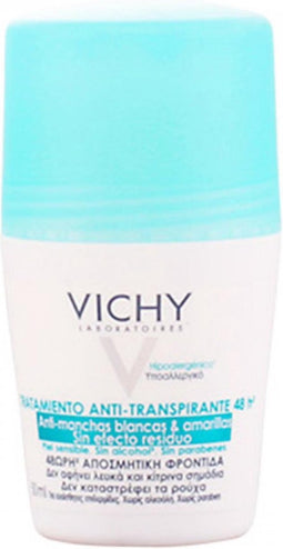 Vichy Anti-Transpiratie Deodorant 48u Tegen Witte en Gele Vlekken - Roller 50ml