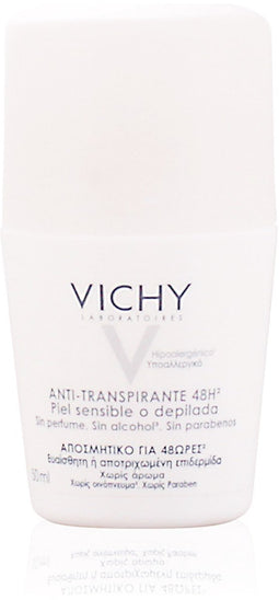 Vichy Anti-Transpiratie Deodorant 48u voor een Gevoelige of Geëpileerde Huid - Roller 50ml