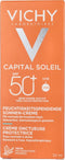 Vichy Capital Soleil SPF50+ Fluweelachtige Zonnecrème Normale tot Droge Huid - Gelaat 50ml