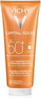 Vichy Capital Soleil SPF50+ Frisse Hydraterende en Beschermende Zonnemelk - Lichaam en Gelaat 300ml