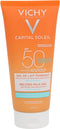 Vichy Capital Soleil SPF50+ Ultrasmeltende Melkgel Zonbescherming - Lichaam 200ml
