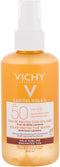 Vichy Capital Soleil SPF50 Zonbeschermend Water Optimale Bruine Teint - Lichaam 200ml