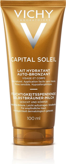 Vichy Capital Soleil Zelbruinende Melk - voor elk huidtype - 100ml